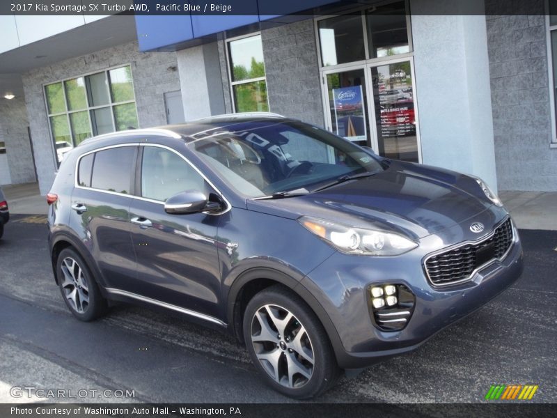 Front 3/4 View of 2017 Sportage SX Turbo AWD