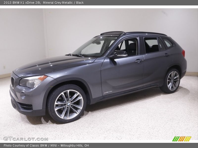 Mineral Grey Metallic / Black 2013 BMW X1 xDrive 28i