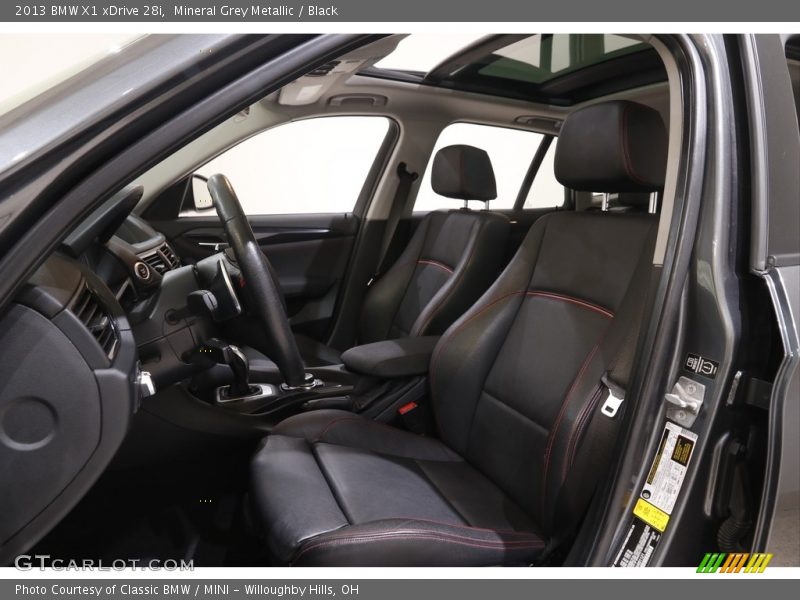 Mineral Grey Metallic / Black 2013 BMW X1 xDrive 28i