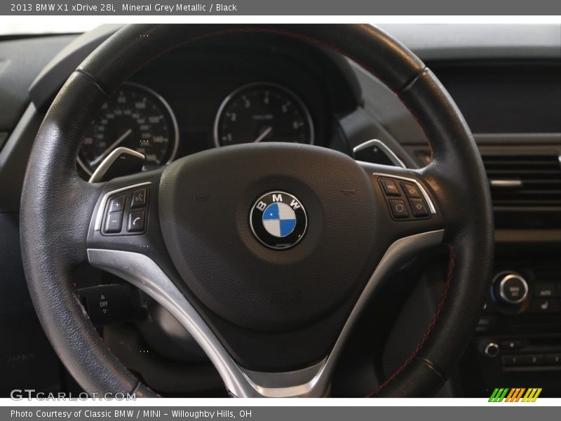 Mineral Grey Metallic / Black 2013 BMW X1 xDrive 28i