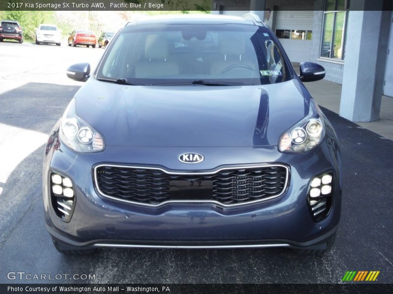  2017 Sportage SX Turbo AWD Pacific Blue