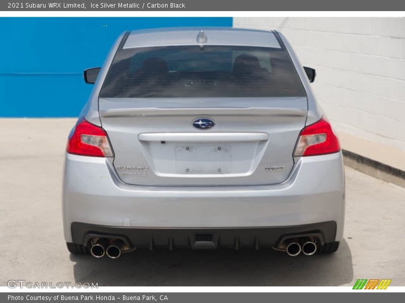 Ice Silver Metallic / Carbon Black 2021 Subaru WRX Limited