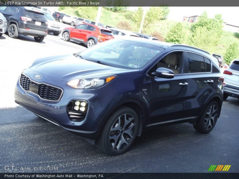  2017 Sportage SX Turbo AWD Pacific Blue