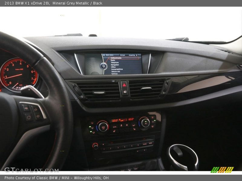 Mineral Grey Metallic / Black 2013 BMW X1 xDrive 28i