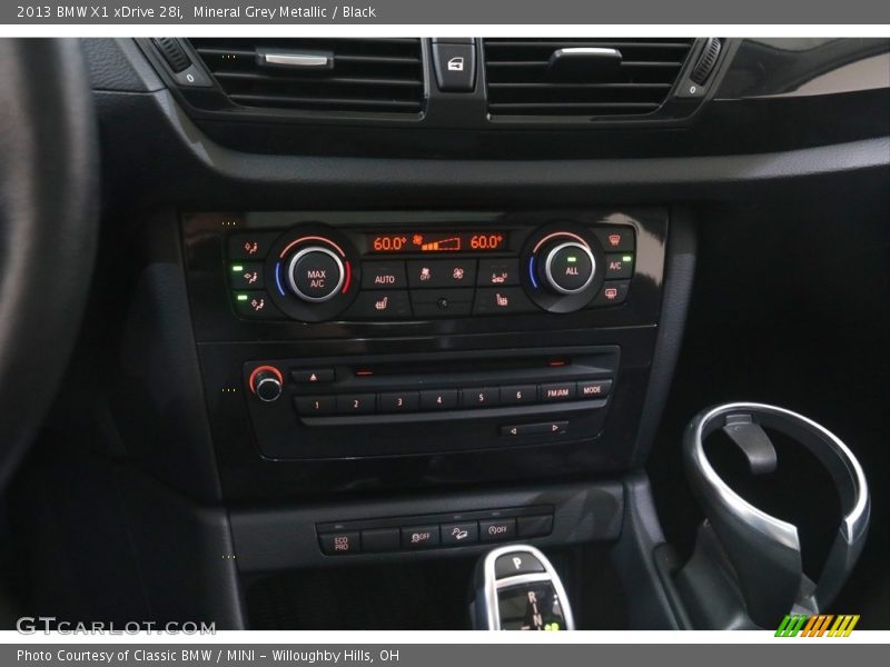 Mineral Grey Metallic / Black 2013 BMW X1 xDrive 28i