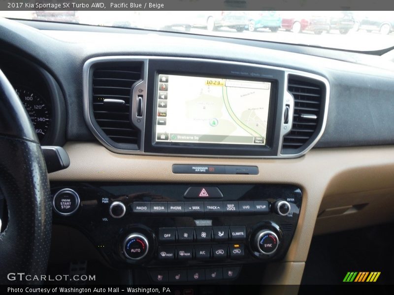 Controls of 2017 Sportage SX Turbo AWD