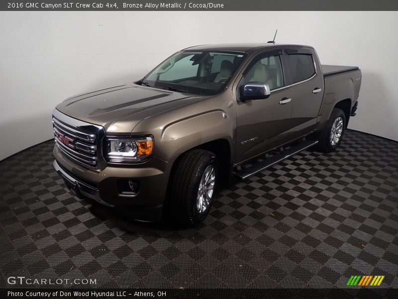 Bronze Alloy Metallic / Cocoa/Dune 2016 GMC Canyon SLT Crew Cab 4x4