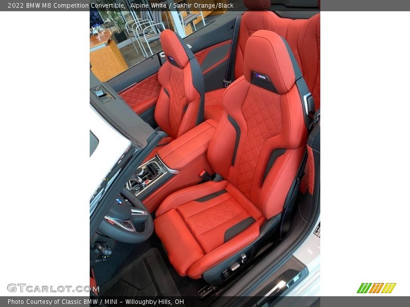 Front Seat of 2022 M8 Competition Convertible