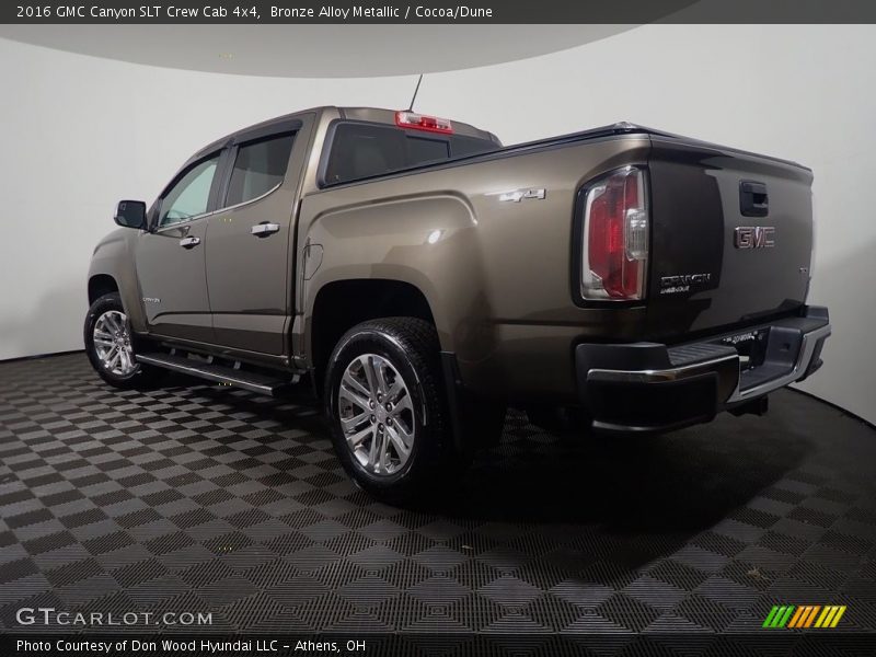 Bronze Alloy Metallic / Cocoa/Dune 2016 GMC Canyon SLT Crew Cab 4x4