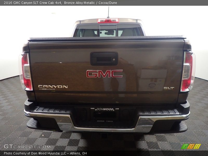 Bronze Alloy Metallic / Cocoa/Dune 2016 GMC Canyon SLT Crew Cab 4x4