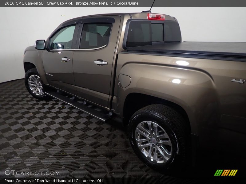 Bronze Alloy Metallic / Cocoa/Dune 2016 GMC Canyon SLT Crew Cab 4x4