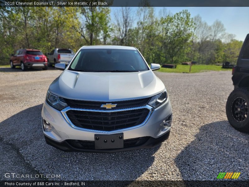 Silver Ice Metallic / Jet Black 2018 Chevrolet Equinox LT