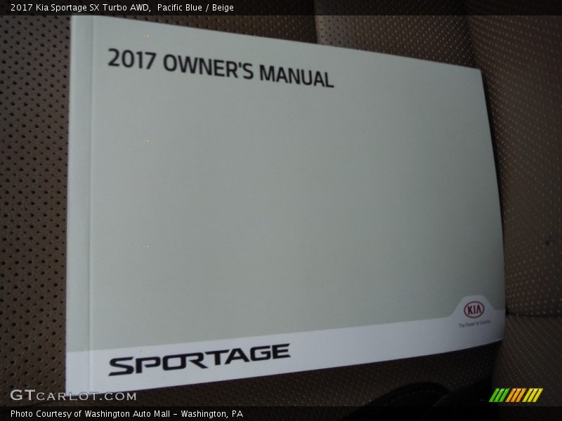 Books/Manuals of 2017 Sportage SX Turbo AWD