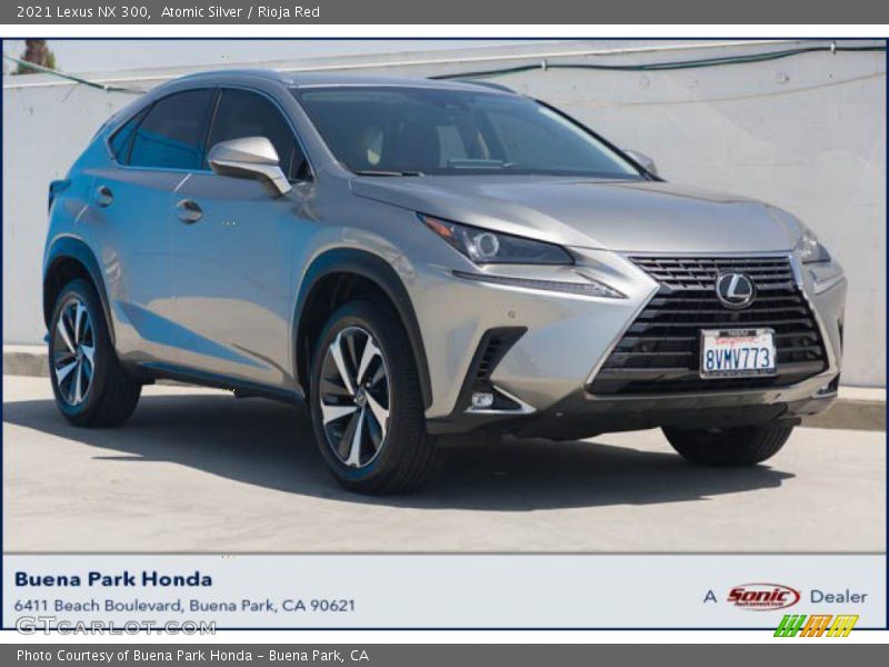 Atomic Silver / Rioja Red 2021 Lexus NX 300