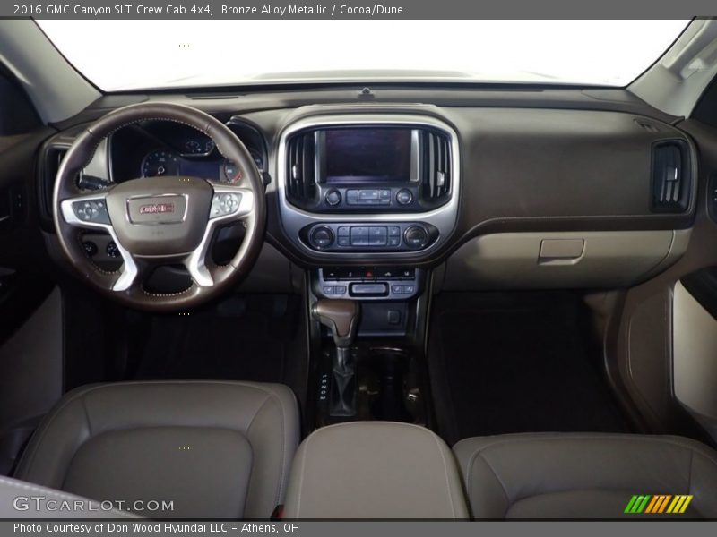 Bronze Alloy Metallic / Cocoa/Dune 2016 GMC Canyon SLT Crew Cab 4x4