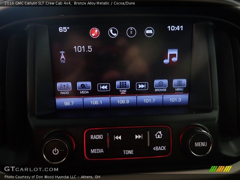 Bronze Alloy Metallic / Cocoa/Dune 2016 GMC Canyon SLT Crew Cab 4x4