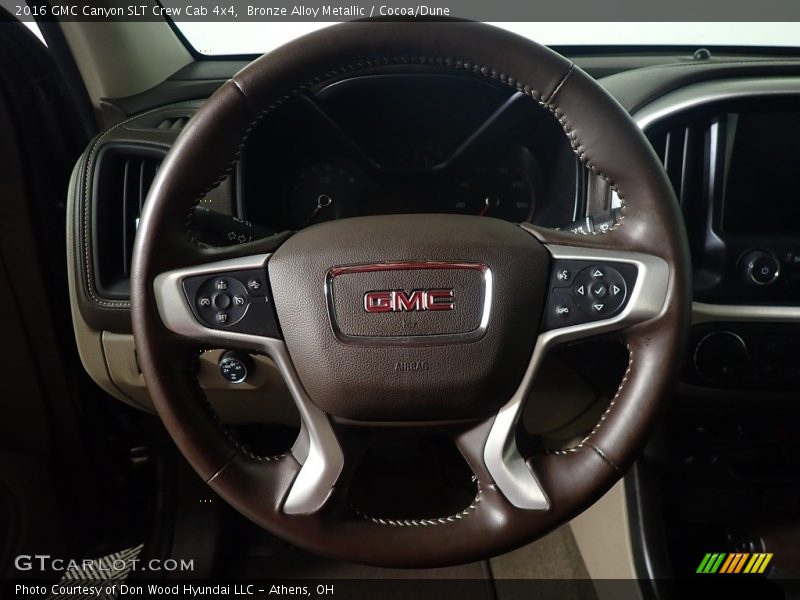 Bronze Alloy Metallic / Cocoa/Dune 2016 GMC Canyon SLT Crew Cab 4x4