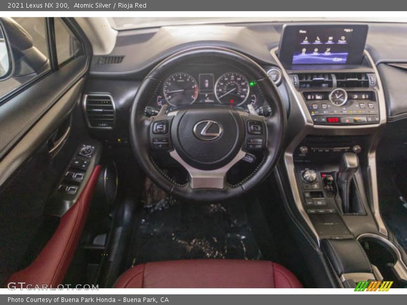 Atomic Silver / Rioja Red 2021 Lexus NX 300