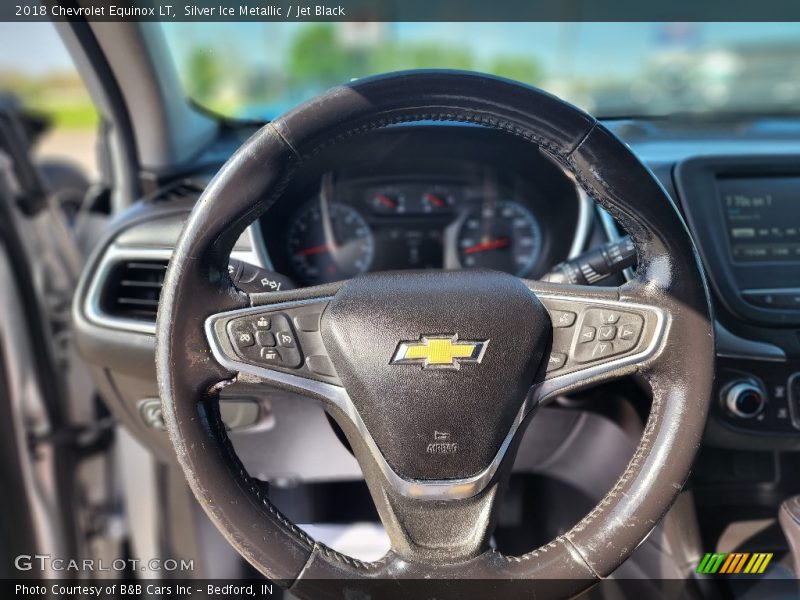 Silver Ice Metallic / Jet Black 2018 Chevrolet Equinox LT