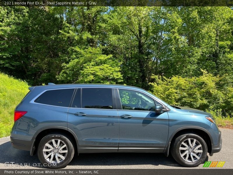  2021 Pilot EX-L Steel Sapphire Metallic