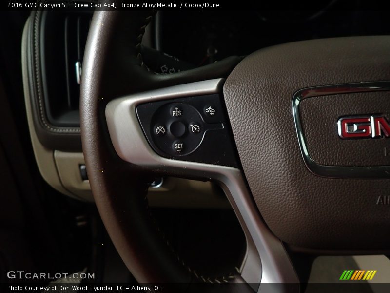 Bronze Alloy Metallic / Cocoa/Dune 2016 GMC Canyon SLT Crew Cab 4x4
