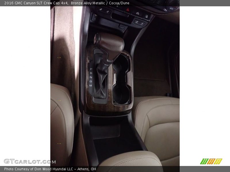 Bronze Alloy Metallic / Cocoa/Dune 2016 GMC Canyon SLT Crew Cab 4x4
