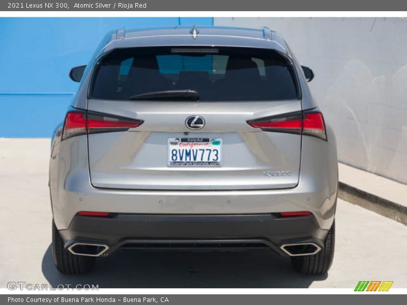Atomic Silver / Rioja Red 2021 Lexus NX 300
