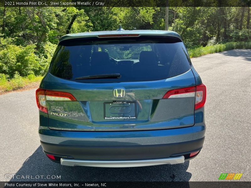 Steel Sapphire Metallic / Gray 2021 Honda Pilot EX-L