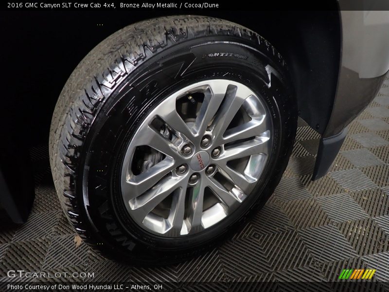 Bronze Alloy Metallic / Cocoa/Dune 2016 GMC Canyon SLT Crew Cab 4x4