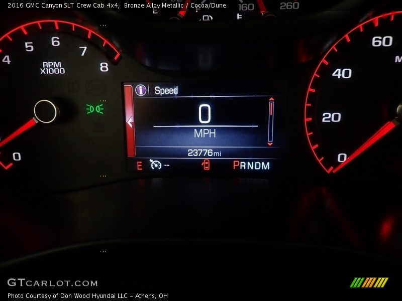 Bronze Alloy Metallic / Cocoa/Dune 2016 GMC Canyon SLT Crew Cab 4x4