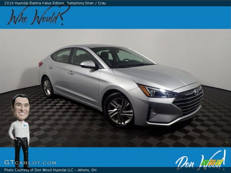 Symphony Silver / Gray 2019 Hyundai Elantra Value Edition