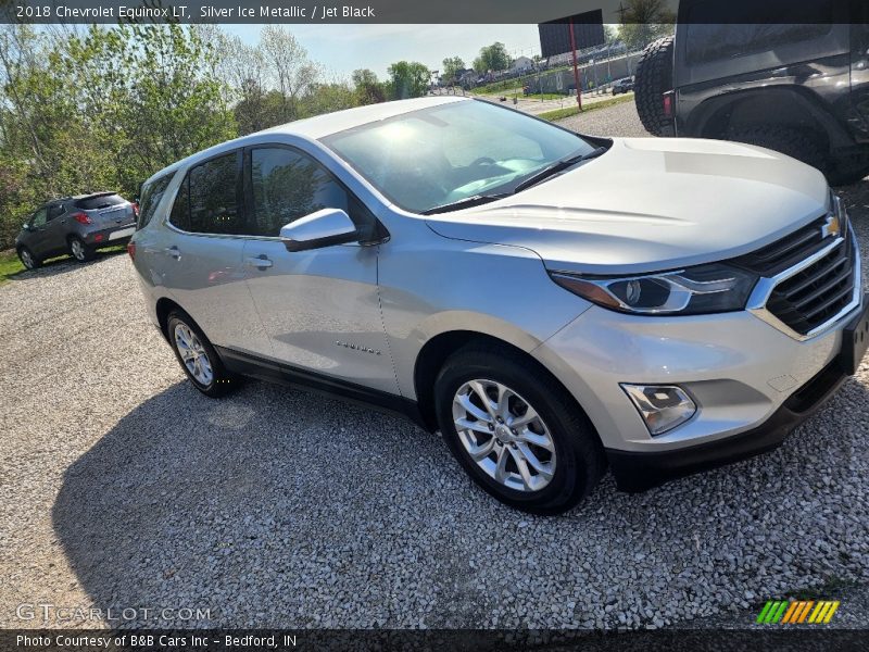 Silver Ice Metallic / Jet Black 2018 Chevrolet Equinox LT