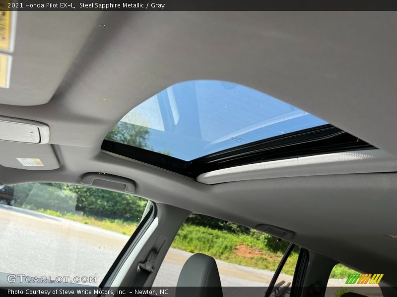 Steel Sapphire Metallic / Gray 2021 Honda Pilot EX-L