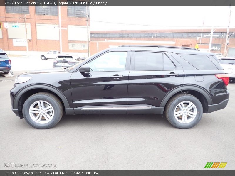  2022 Explorer XLT 4WD Agate Black Metallic