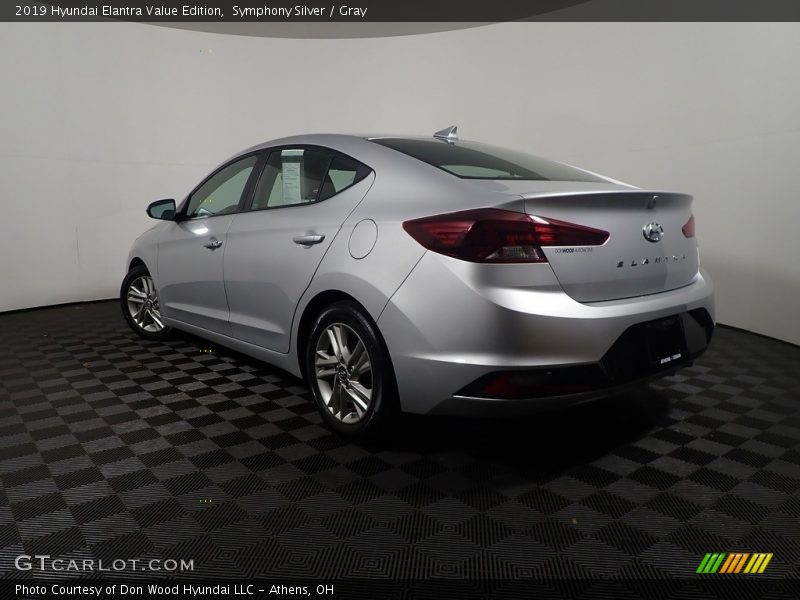 Symphony Silver / Gray 2019 Hyundai Elantra Value Edition