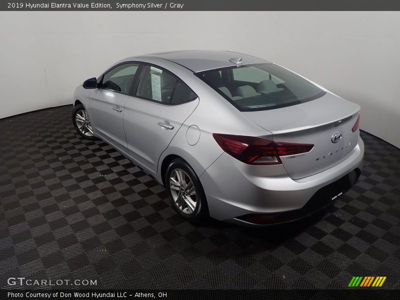 Symphony Silver / Gray 2019 Hyundai Elantra Value Edition