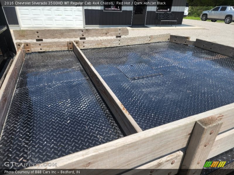 Red Hot / Dark Ash/Jet Black 2016 Chevrolet Silverado 3500HD WT Regular Cab 4x4 Chassis