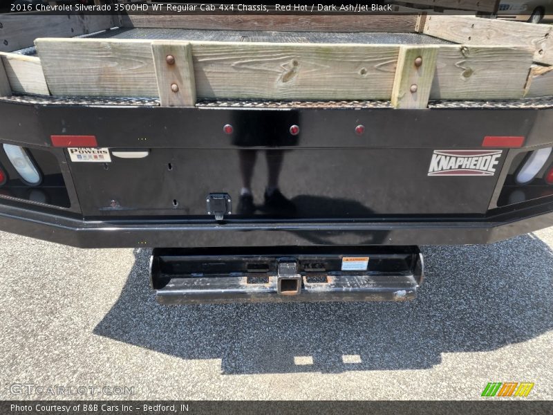 Red Hot / Dark Ash/Jet Black 2016 Chevrolet Silverado 3500HD WT Regular Cab 4x4 Chassis