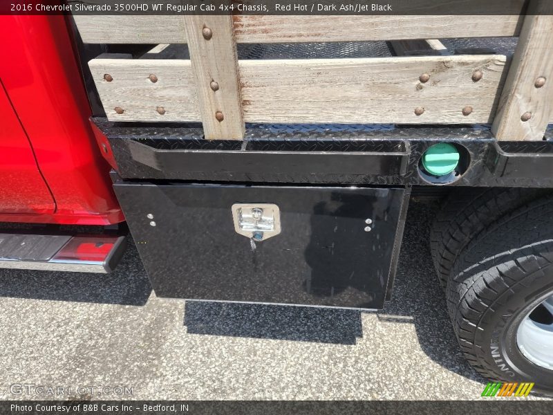 Red Hot / Dark Ash/Jet Black 2016 Chevrolet Silverado 3500HD WT Regular Cab 4x4 Chassis