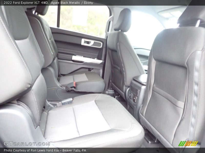 Agate Black Metallic / Ebony 2022 Ford Explorer XLT 4WD