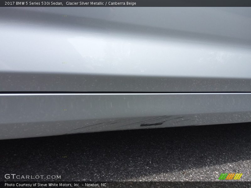 Glacier Silver Metallic / Canberra Beige 2017 BMW 5 Series 530i Sedan