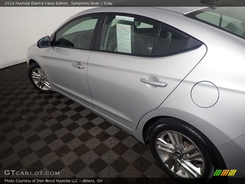 Symphony Silver / Gray 2019 Hyundai Elantra Value Edition