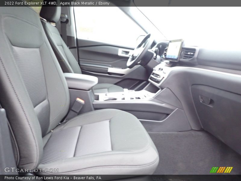 Agate Black Metallic / Ebony 2022 Ford Explorer XLT 4WD