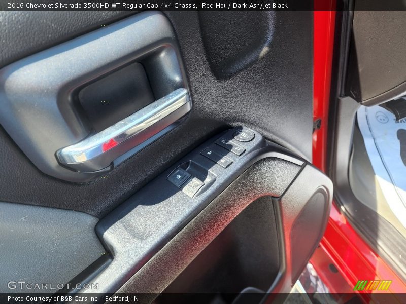 Red Hot / Dark Ash/Jet Black 2016 Chevrolet Silverado 3500HD WT Regular Cab 4x4 Chassis