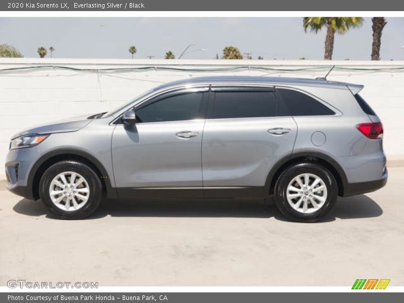 Everlasting Silver / Black 2020 Kia Sorento LX