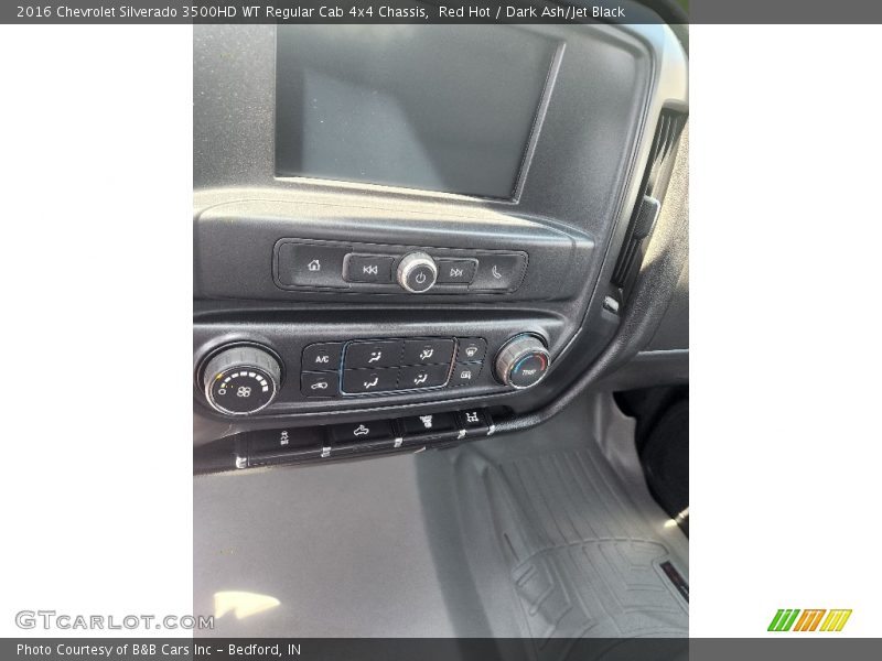 Red Hot / Dark Ash/Jet Black 2016 Chevrolet Silverado 3500HD WT Regular Cab 4x4 Chassis