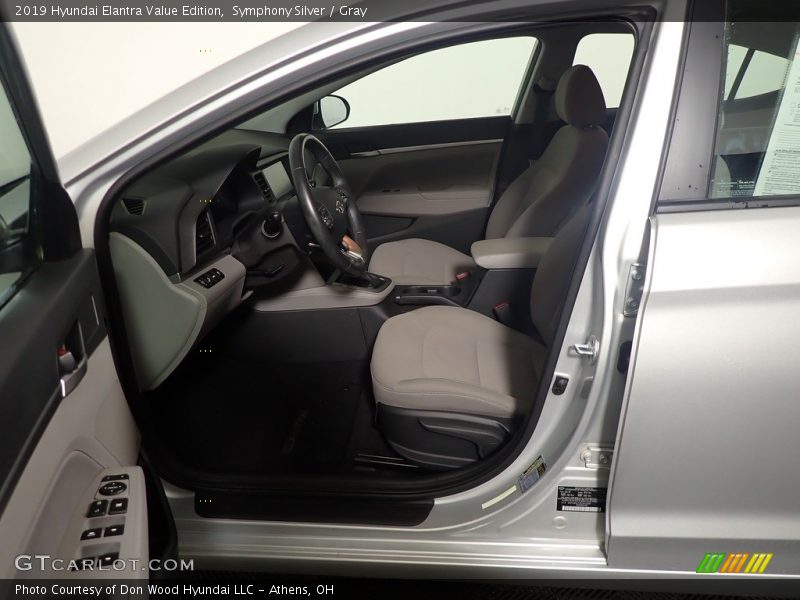 Symphony Silver / Gray 2019 Hyundai Elantra Value Edition
