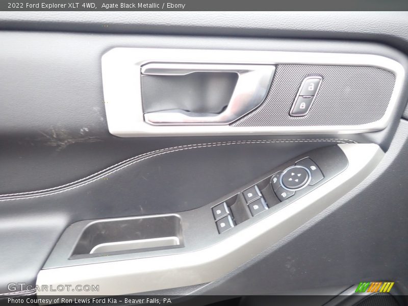 Agate Black Metallic / Ebony 2022 Ford Explorer XLT 4WD