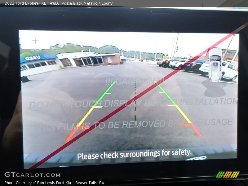 Agate Black Metallic / Ebony 2022 Ford Explorer XLT 4WD