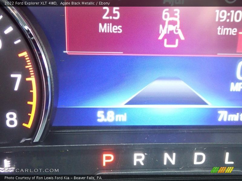 Agate Black Metallic / Ebony 2022 Ford Explorer XLT 4WD